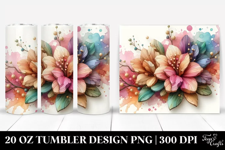 Wooden Azalea Stained 20 Oz Tumbler