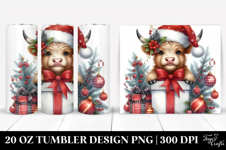 Christmas PNG 20 Oz Tumbler Design