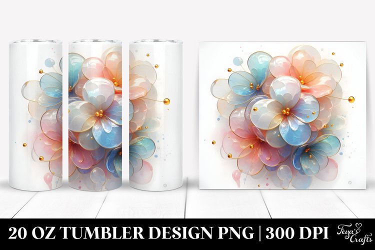 Glossy Impatiens 20 Oz Tumbler example image 1