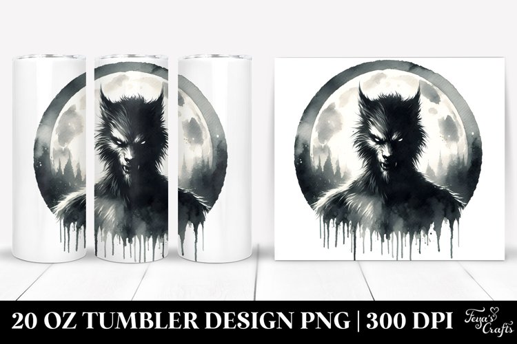 Simple Halloween Werewolf | 20 oz Tumbler