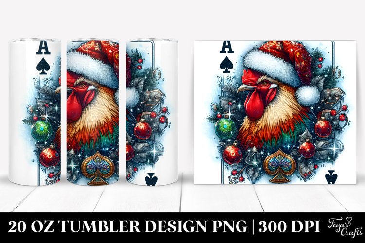 Christmas PNG 20 Oz Tumbler Design example image 1