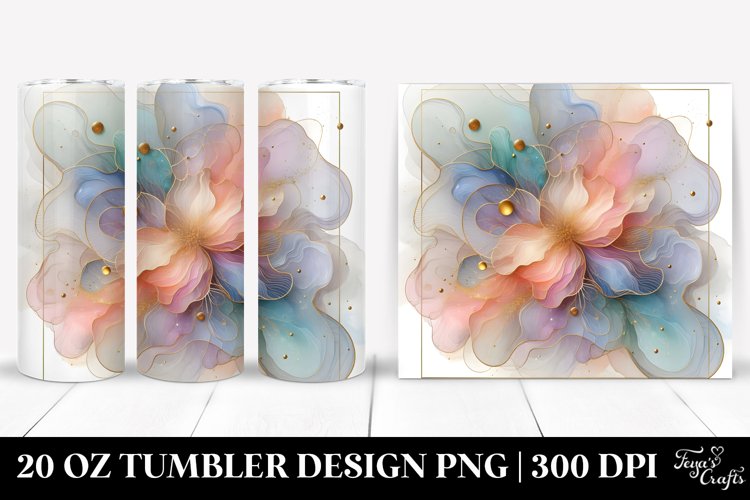 Pastel Watercolor Flower Png Image 9