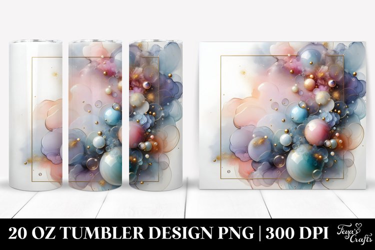 Glossy Cosmos Clipart 20 Oz Tumbler