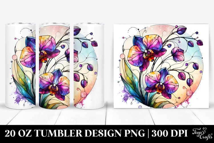 Stained Orchid,Round | 20 Oz Tumbler example image 1