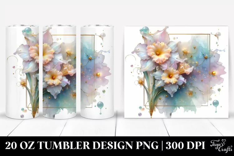Glossy Narcissus 20 Oz Tumbler