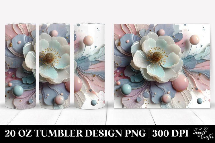 Pastel Watercolor Flower Png Image 5