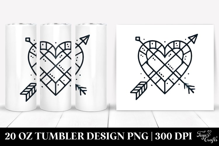 Valentines 20 Oz Tumbler Png