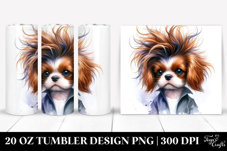 Cute Baby Spaniel 20 Oz Tumbler example image 1