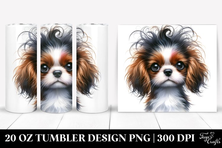 Cute Baby Spaniel 20 Oz Tumbler example image 1