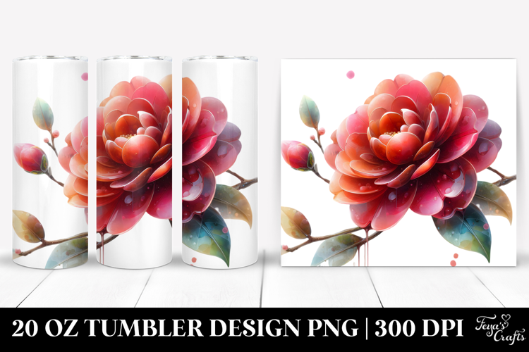 Camellia, 20 Oz Tumbler