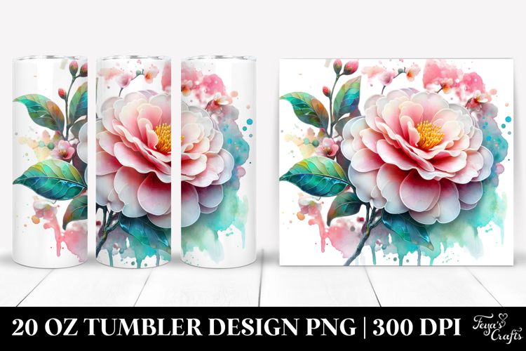Camellia, 20 Oz Tumbler