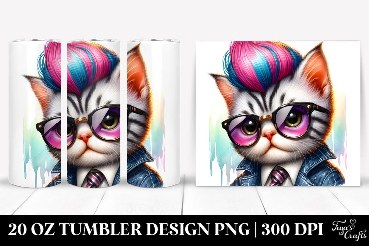 Cute Baby Cat Posing 20 Oz Tumbler