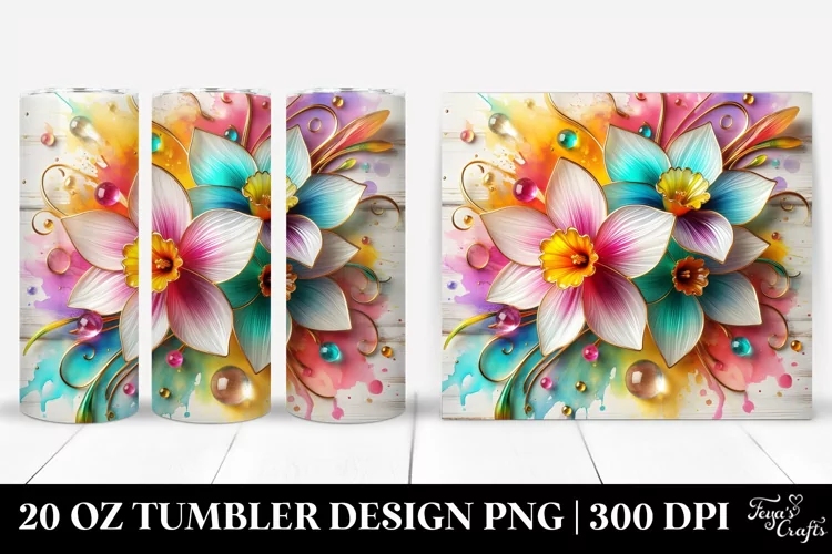 Colorful Narcissus | 20 Oz Tumbler