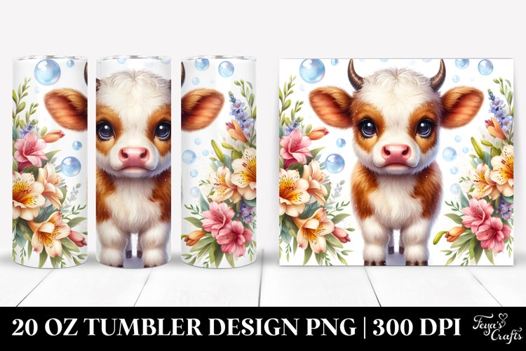 Cute Highland Cow | 20 Oz Tumbler example image 1