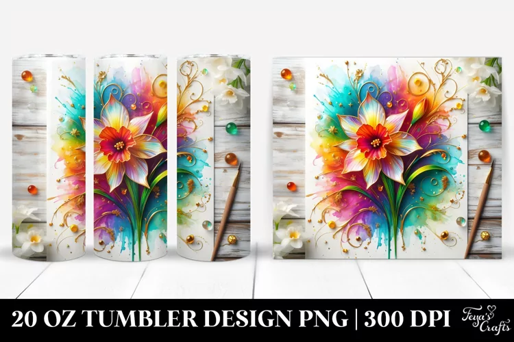 Colorful Narcissus | 20 Oz Tumbler