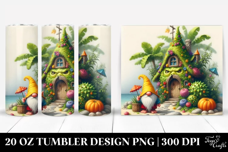Pastel Fairy Tale Gnome | 20 Oz Tumbler
