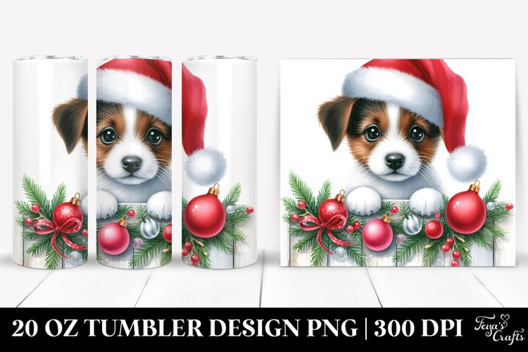 Cute Dog Peeking Over Table 20 Oz Tumbler