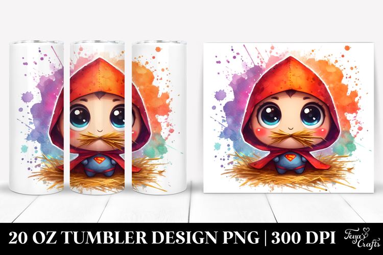Adorable Baby with Tiny Cape 20 Oz Tumbler