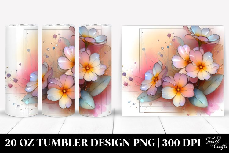 Shiny Primrose 20 Oz Tumbler example image 1