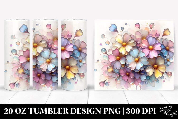 Shiny Primrose 20 Oz Tumbler example image 1