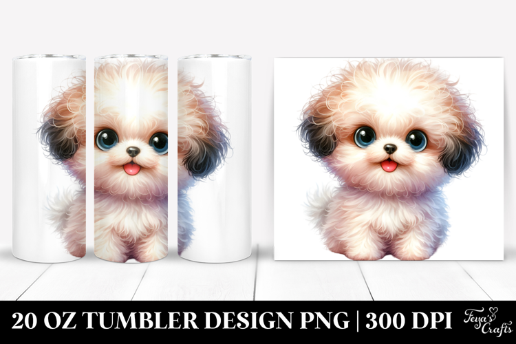 Cute Bichon Frise Puppy, 20 Oz Tumbler