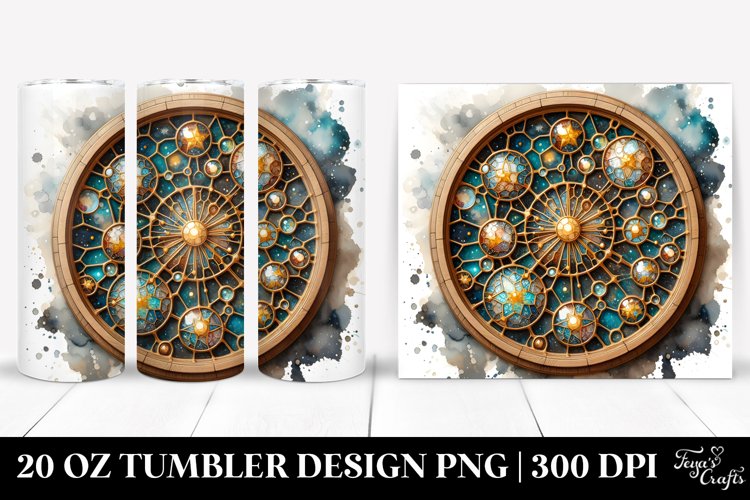 Wooden Cosmos Stained , Transparent PNG example image 1