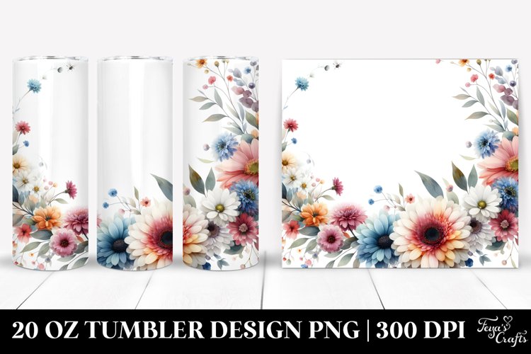 Colorful Horizontal Frame | 20 oz Tumbler example image 1