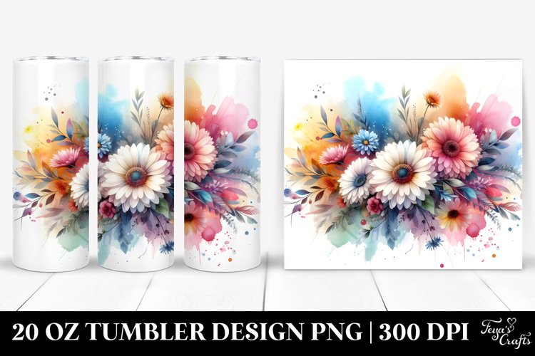 Colorful Horizontal Frame | 20 oz Tumbler example image 1
