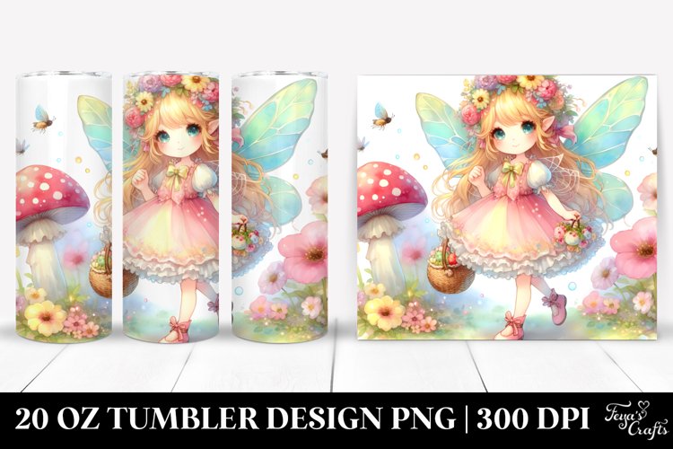 Colorful Fairy Baby | 20 Oz Tumbler example image 1