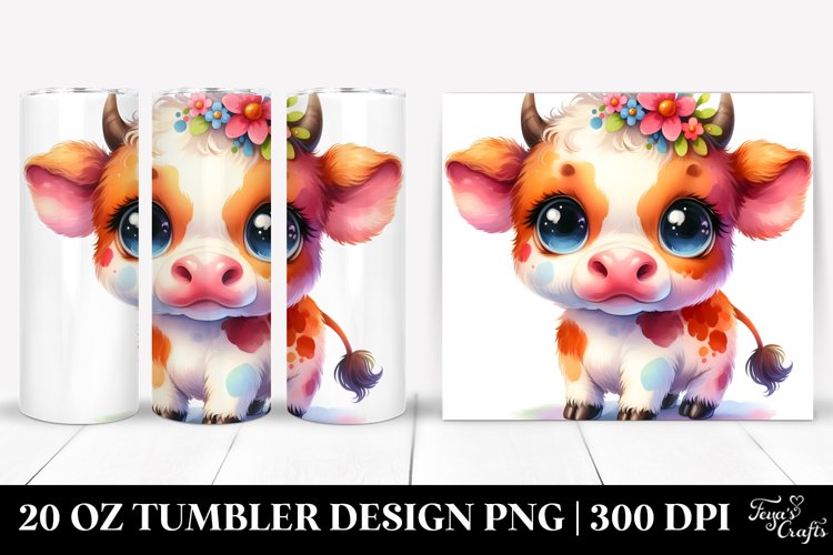 Cute Baby Cow | 20 oz Tumbler