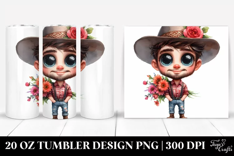 Expressive Big Eyes Watercolor | 20 Oz Tumbler