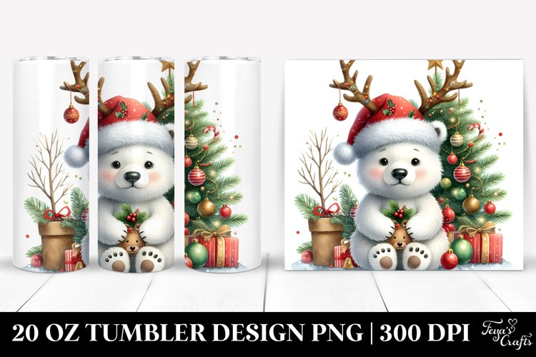 Christmas PNG 20 Oz Tumbler Design
