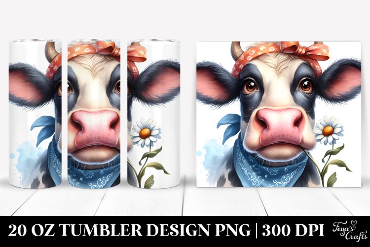 Housewife Cow Daisy | 20 Oz Tumbler