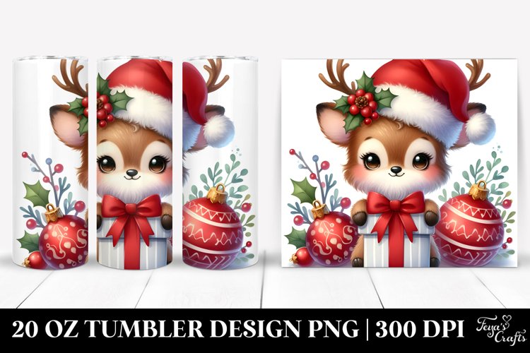 Christmas PNG 20 Oz Tumbler Design