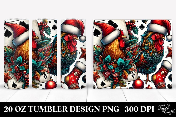 Christmas PNG 20 Oz Tumbler Design example image 1