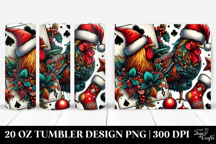Christmas PNG 20 Oz Tumbler Design