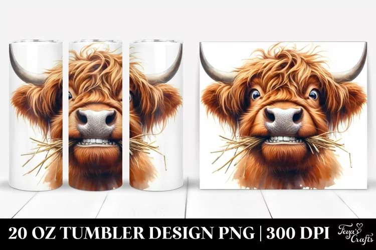 DISRESPECTFUL Highland Cow | 20 Oz Tumbler