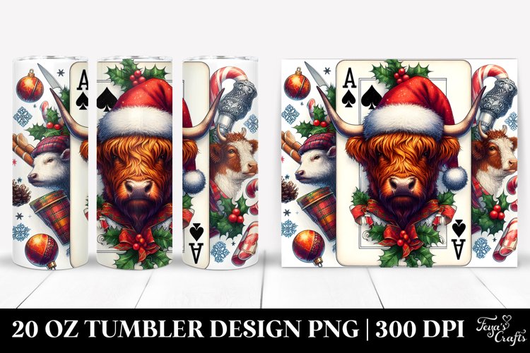 Christmas PNG 20 Oz Tumbler Design