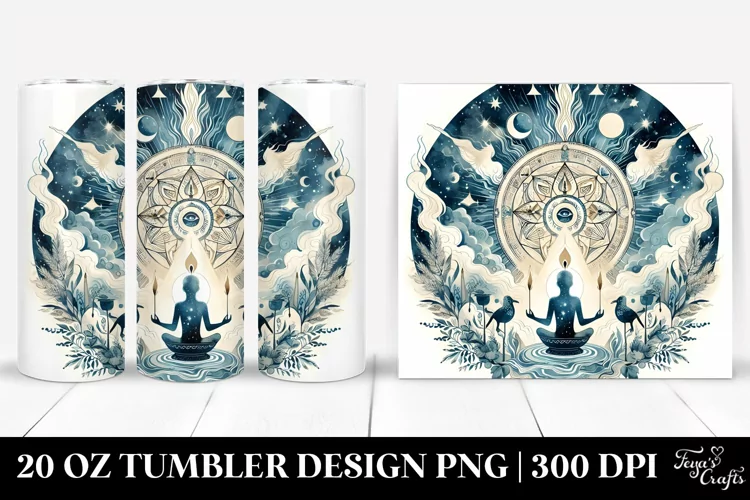 Simple Mystic Ritual Tumbler
