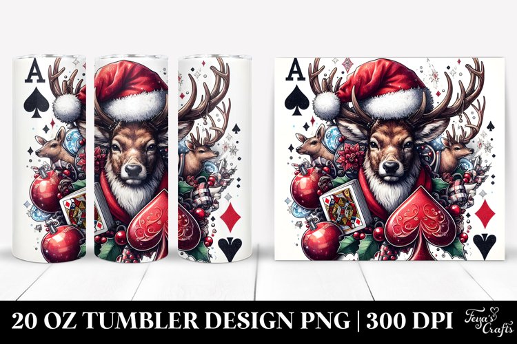 Christmas PNG 20 Oz Tumbler Design