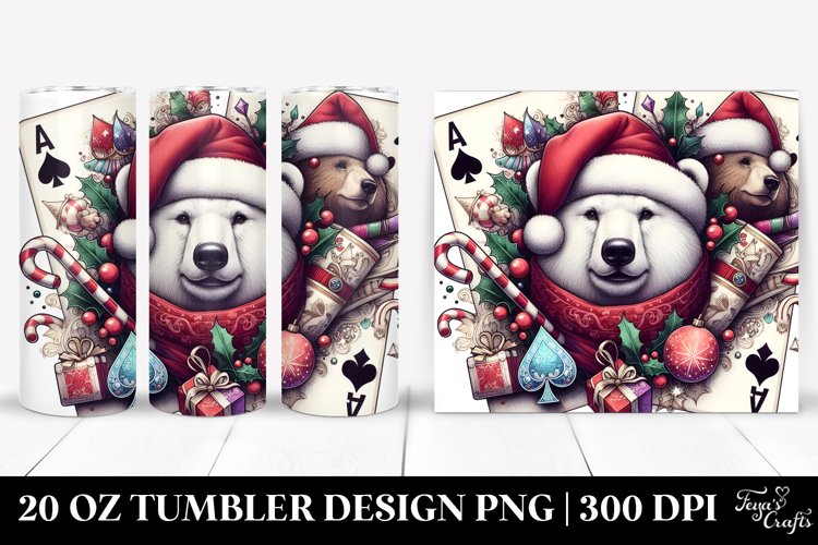 Christmas PNG 20 Oz Tumbler Design