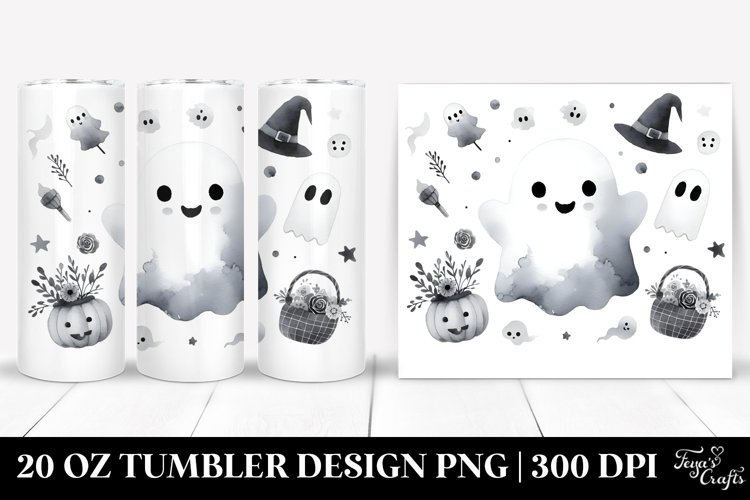 Simple Cute Ghost | 20 Oz Tumbler