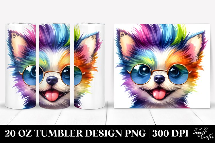 Cute Baby Dog with Piercing, PNG example image 1