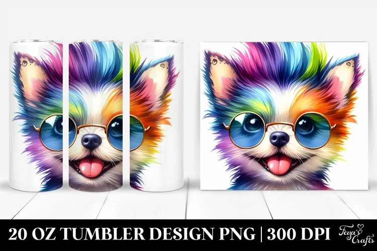 Cute Baby Dog with Piercing, PNG
