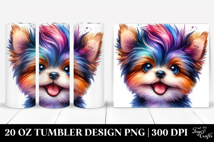 Cute Baby Dog with Piercing, PNG