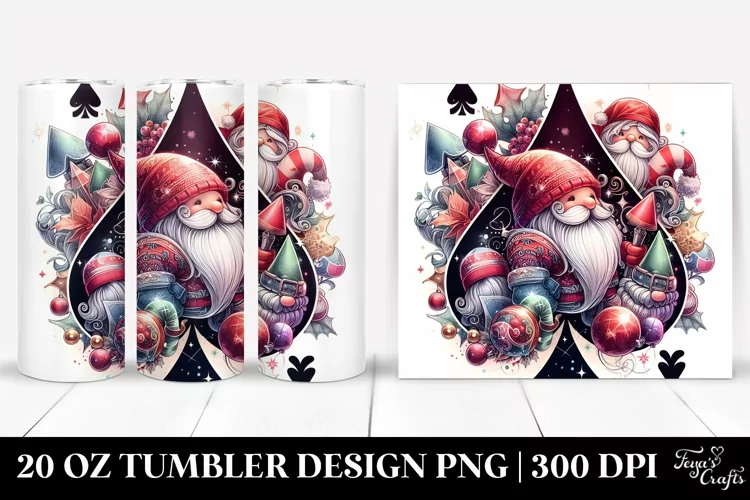 Christmas PNG 20 Oz Tumbler Design