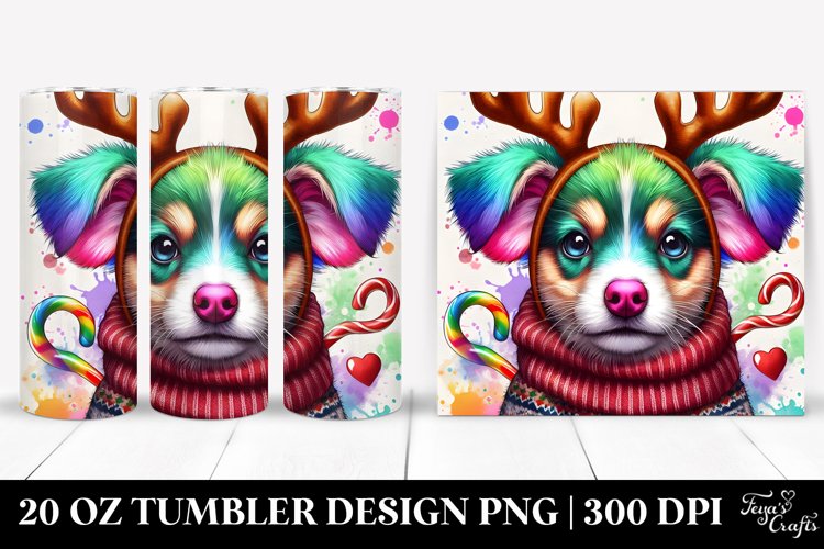 Christmas PNG 20 Oz Tumbler Design example image 1