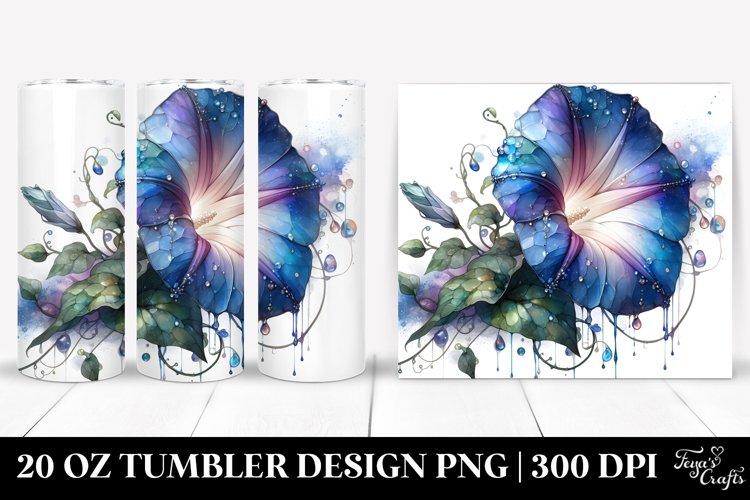Glossy Morning Glory Made of example image 1