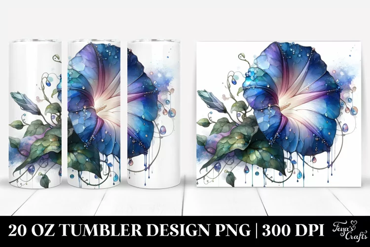 Glossy Morning Glory Made of