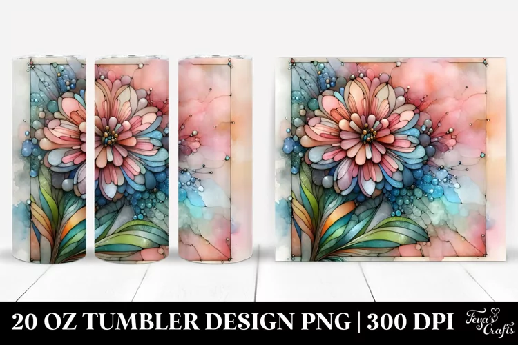 Glossy Zinnia, High-Resolution 20 Oz Tumbler